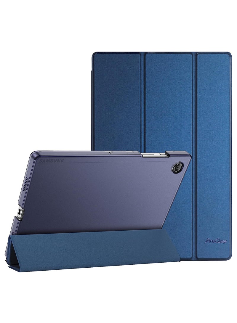 Procases For Galaxy Tab A8 10.5 Case Slim Stand Hard Back Shell Protective Smart Cover Case For Galaxy Tab A8 10.5 Inch 2022 Sm X200 X205 X207 Navy - Image 1