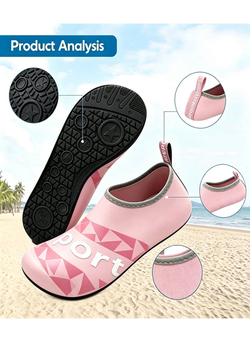 Sellcy Quick-Dry Water Shoes for Women , Non-Slip Aqua Socks for Beach, Swimming, Yoga, and Pool Activities - Image 2