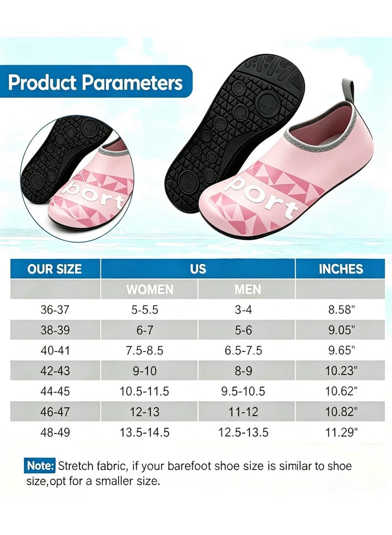 Sellcy Quick-Dry Water Shoes for Women , Non-Slip Aqua Socks for Beach, Swimming, Yoga, and Pool Activities - Image 5