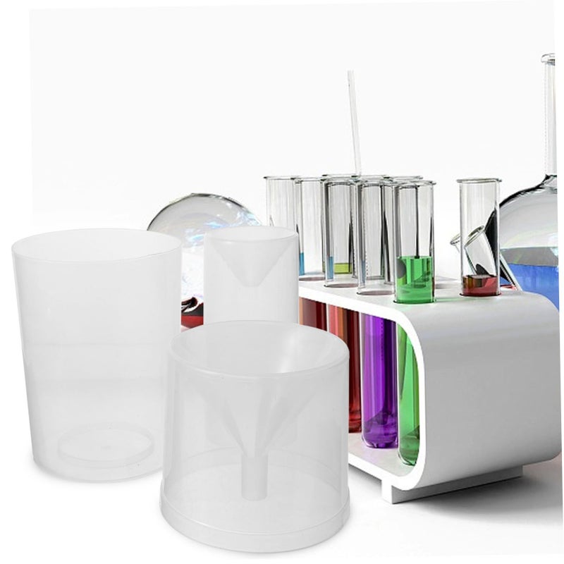 3pcs Clear Plastic Rain Gauge Tube for Garden Weather Measurement and Science Projects - Image 3