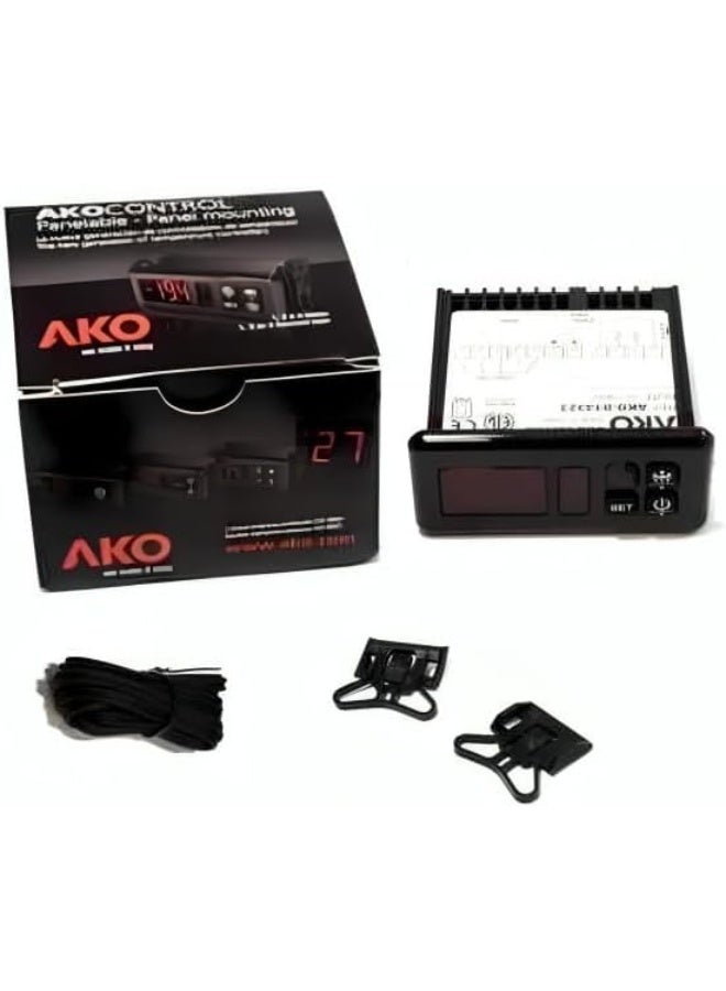 Ako D14123 Control Panel All-Purpose Commercial Mounting Refrigeration Thermostat, Digital Controller - Image 2