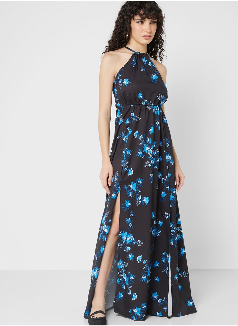 ELLA - Strappy Printed Dress - Image 1