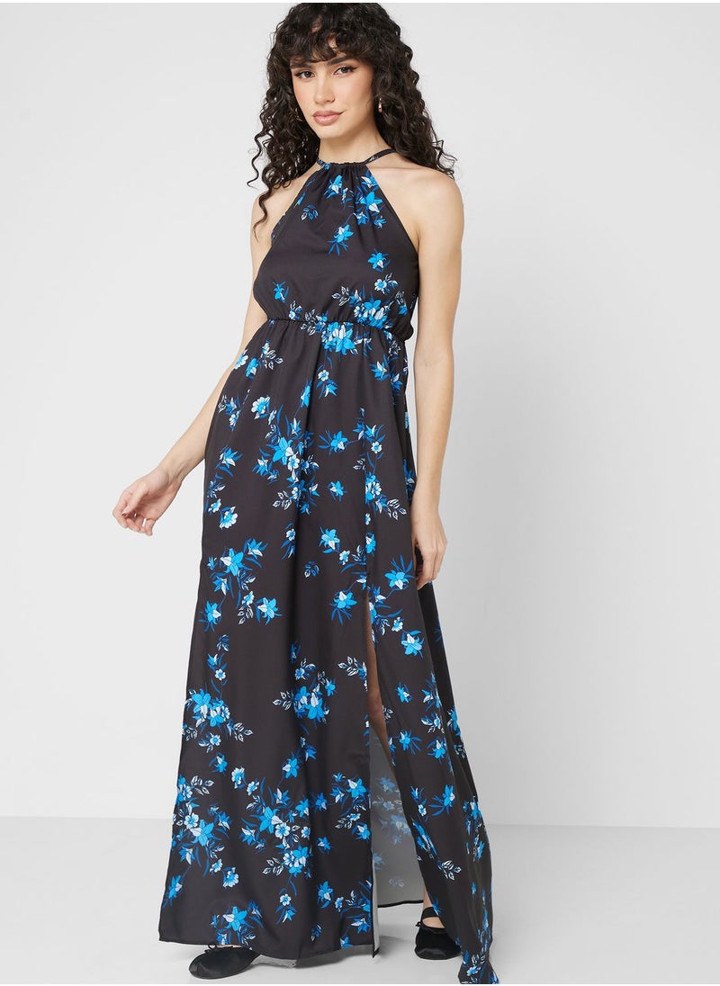 ELLA - Strappy Printed Dress - Image 1