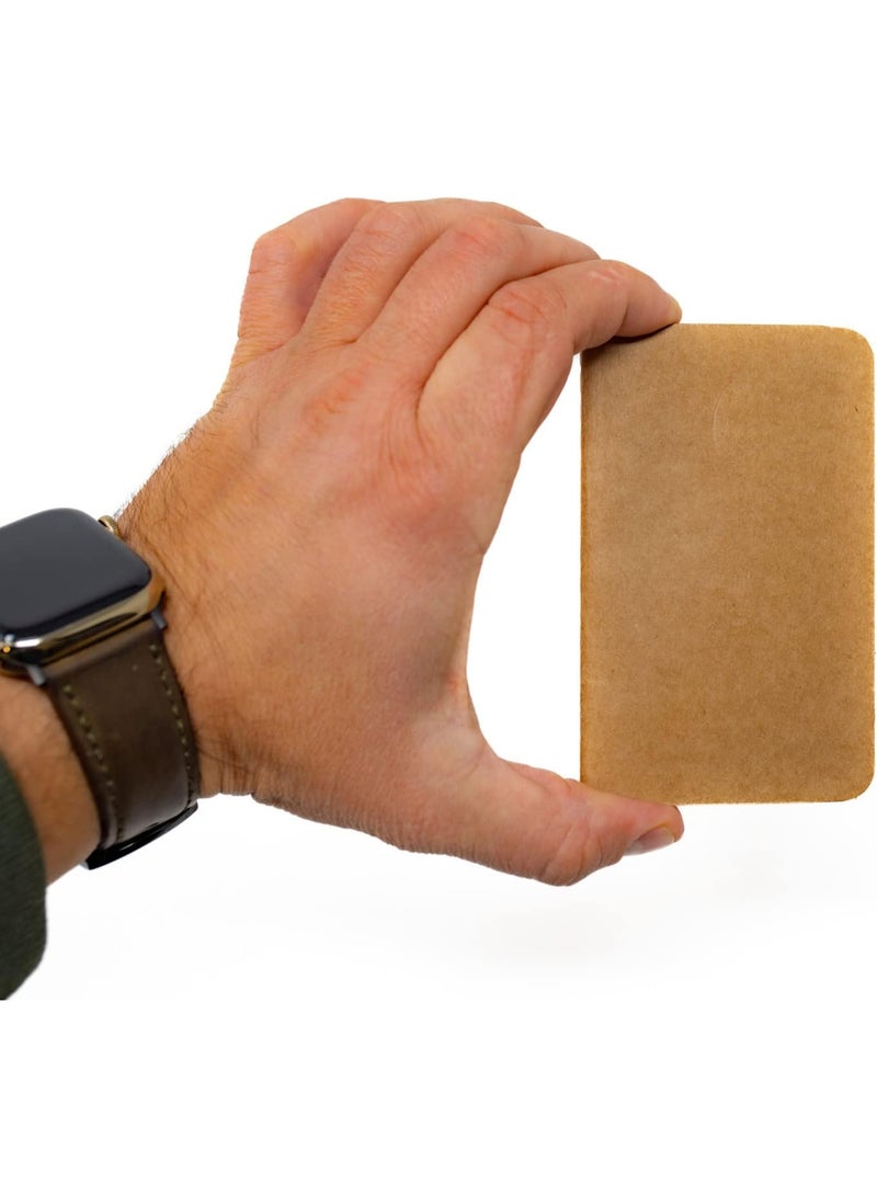 Pocket Notebook, 5Pack Softcover Mini Notebooks 3.5" x 5.5" Kraft Brown Notebook Small Memo Notepad for Men Women Kids Traveler Author, 30 Sheets,60 Lined Pages, College Student Homework Book (Blank) - Image 1