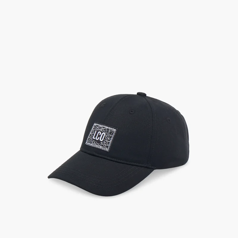 Lee Cooper Lee Cooper Applique Detail Cap with Buckled Strap Closure