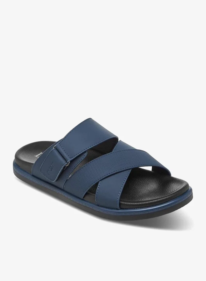 ال بي ال من شو اكسبرس صنادل رجالية بحزام متقاطع