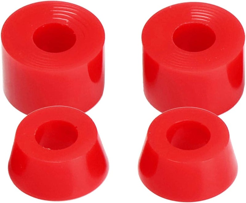 كلاراكو 4 قطع من جلبات محاور ألواح التزلج الناعمة 92A، مقاس 11x16 مم، محاور 7 بوصة، جلبات مخروطية، طقم ممتص صدمات، ملحقات تثبيت - Image 1