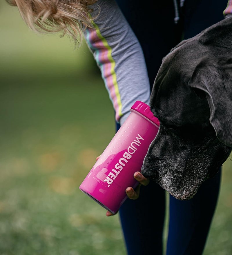 Dexas Mudbuster Portable Dog Paw Washer/Paw Cleaner, Large, Fuchsia - Image 5