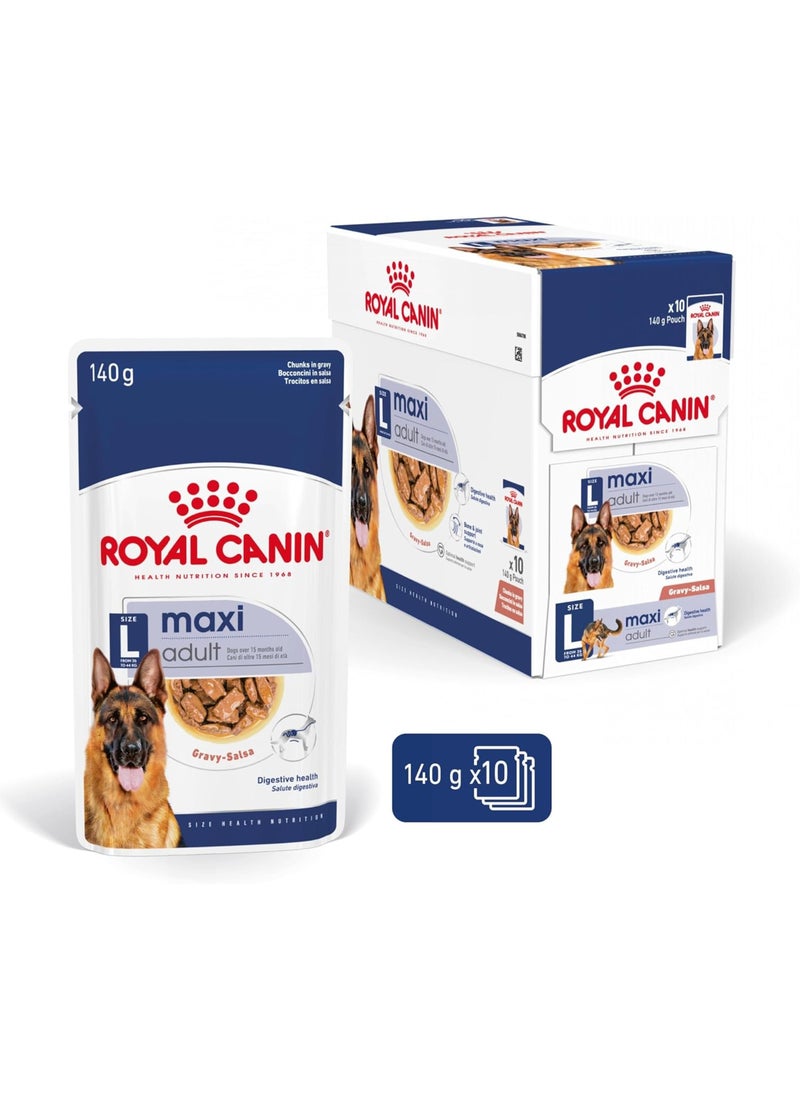 ROYAL CANIN أكياس طعام رطب للكلاب الكبيرة للبالغين ماكسي - Image 4