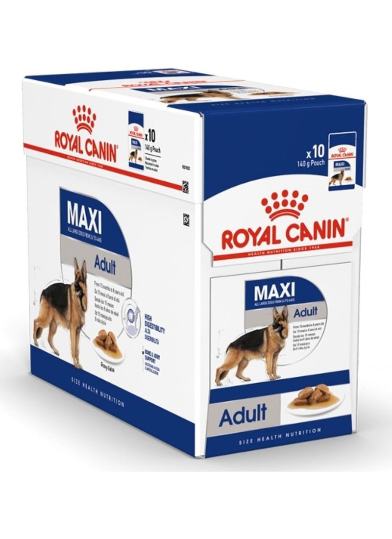 ROYAL CANIN أكياس طعام رطب للكلاب الكبيرة للبالغين ماكسي - Image 1