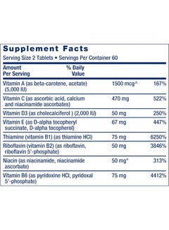 Life Extension Two-Per-Day High Potency Multi-Vitamin & Mineral Supplement - 120 tablets  - Image 2