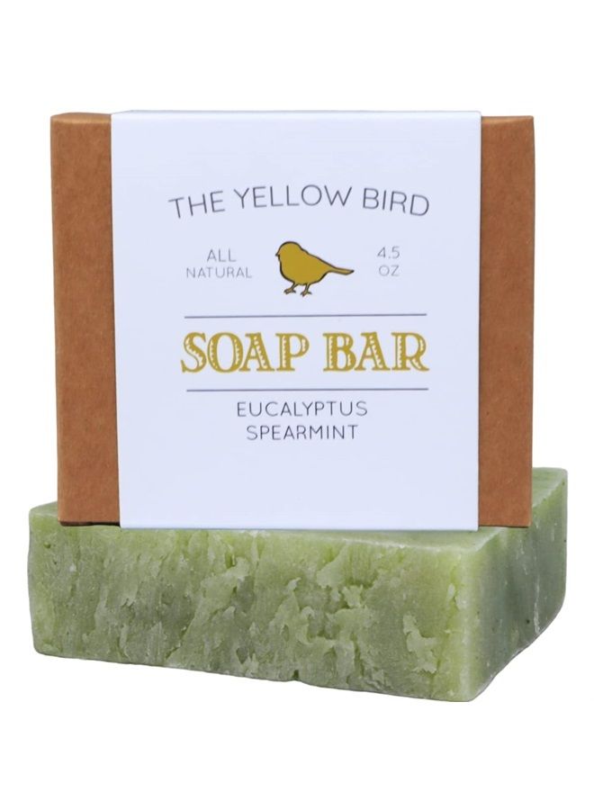The Yellow Bird Natural Bar Soap (Eucalyptus Spearmint, 1 Bar) - Image 1