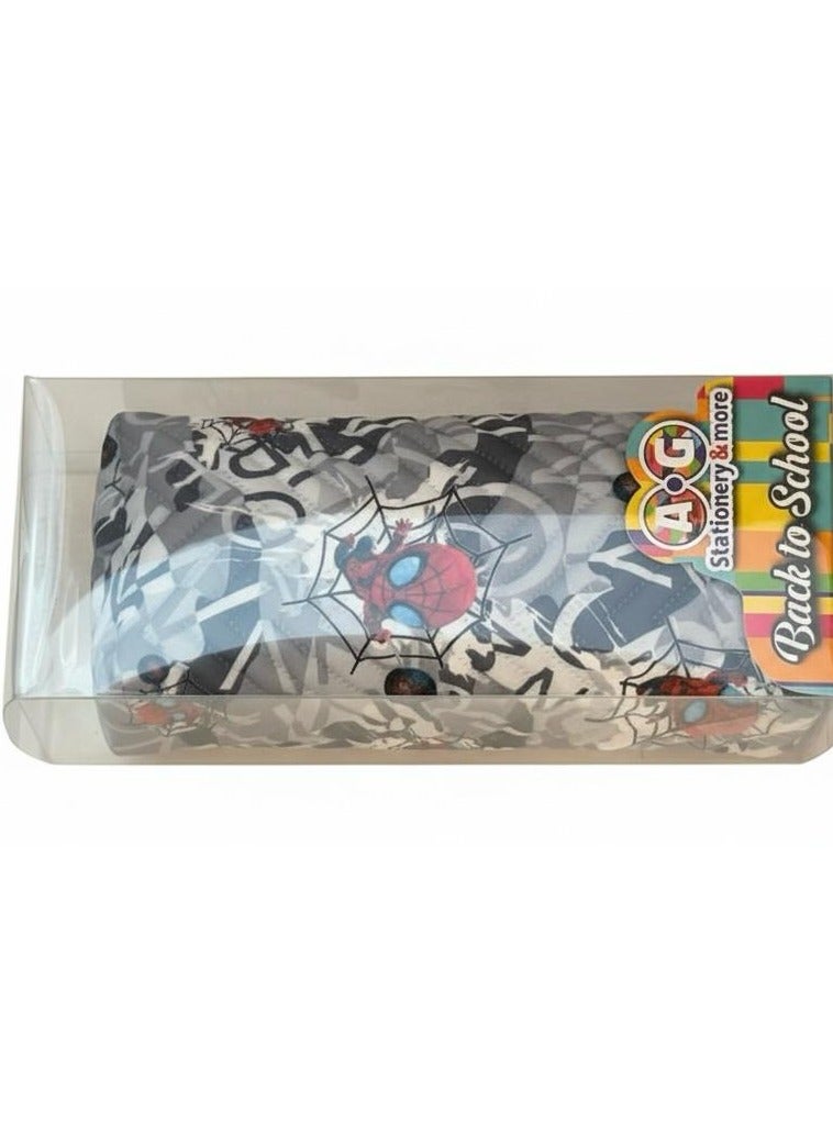 حافظه اقلام مصنوعه من القماش بتصميم سبايدرمان الوان متعدده و سوسته - Image 3