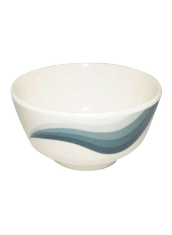Royalford 3.5'' Super Rays Round Bowl Multi Color White/Blue 3.5inch - Image 1