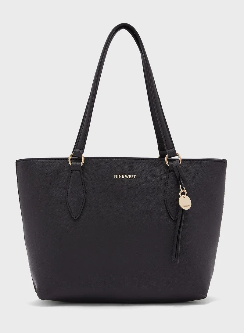 NINE WEST Wide Strap Shopper