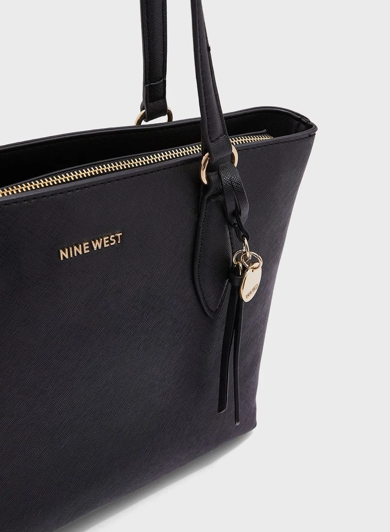 NINE WEST Wide Strap Shopper