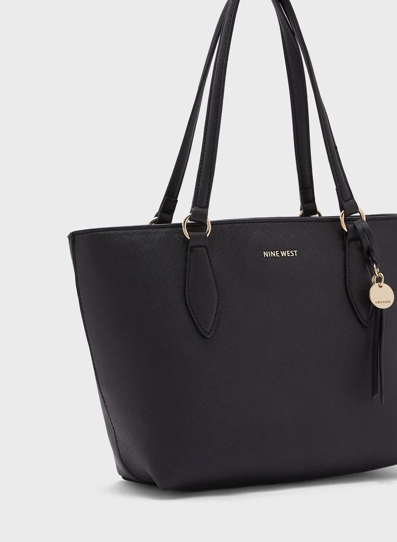NINE WEST Wide Strap Shopper