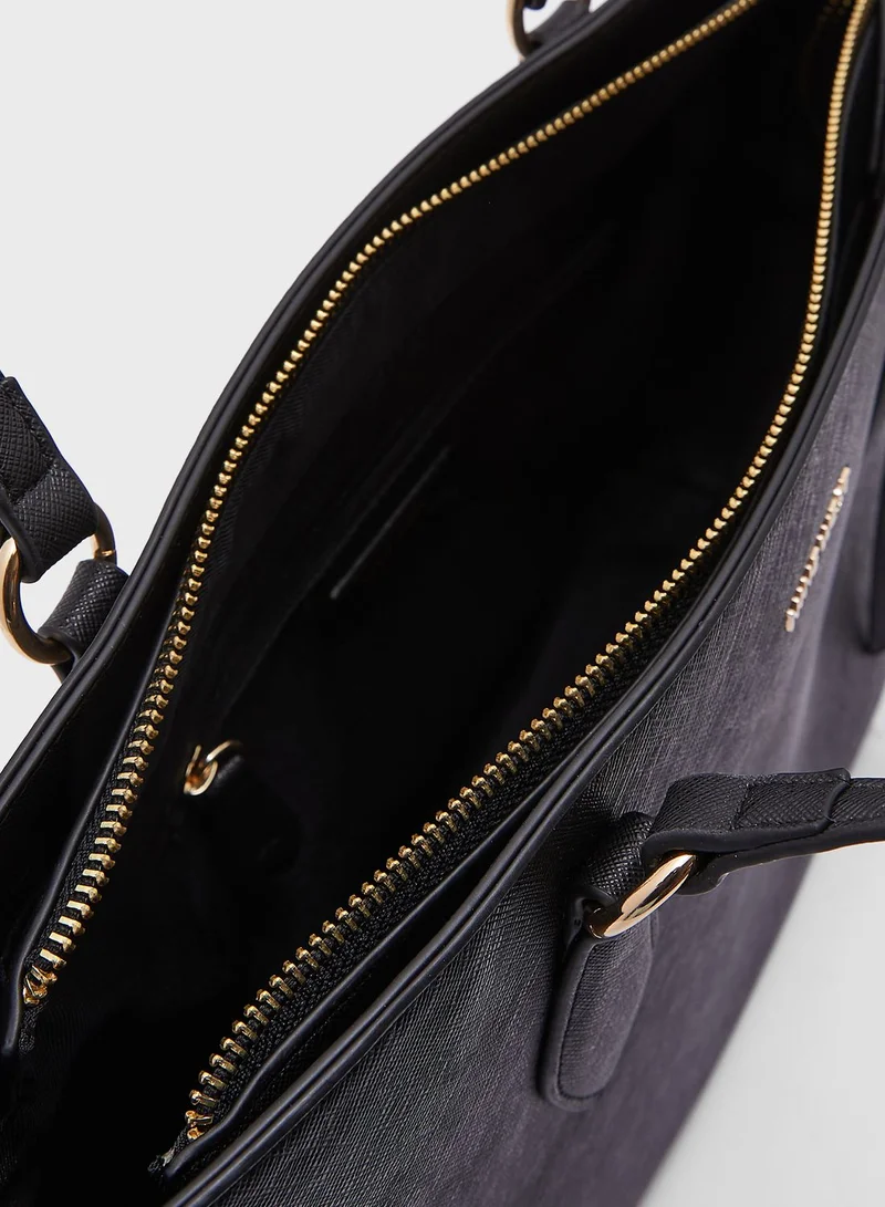 NINE WEST Wide Strap Shopper