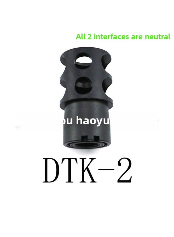 Renxiang Ak102 Metal Fire Cap DTK-2 Series Oblique Cut Cap Zeningte Silencer Accessories Decorative Toy-Color:DTK-2 Metal (14 Reverse Teeth/23 Orthodontic Teeth)  - Image 4