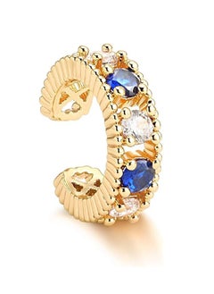 Mevecco Women Ear Cuff Earring Gold Non Pierced Ear Cartilage Clip on Wrap Hoop 14K Gold Filled Tiny Boho Beach Simple Minimalist Delicate Handmade Hypoallergenic Jewelry Gift-Sold as Single/Pair  - Image 1