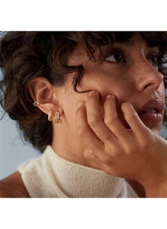 Mevecco Women Ear Cuff Earring Gold Non Pierced Ear Cartilage Clip on Wrap Hoop 14K Gold Filled Tiny Boho Beach Simple Minimalist Delicate Handmade Hypoallergenic Jewelry Gift-Sold as Single/Pair  - Image 2