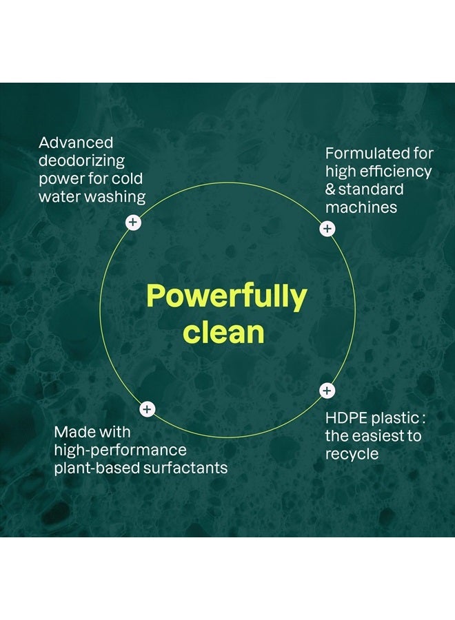 Attitude سائل منظف ملابس الأطفال، معتمد من EWG، آمن لملابس الأطفال، للرضع والمولودين الجدد، صابون غسيل نباتي ومشتق طبيعياً، متوافق مع HE، نكتار الكمثرى، 35 غسلة، 35.5 أونصة سائلة - Image 3