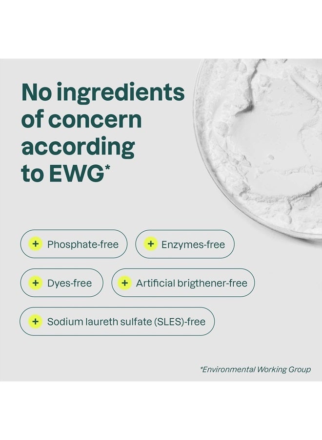 Attitude سائل منظف ملابس الأطفال، معتمد من EWG، آمن لملابس الأطفال، للرضع والمولودين الجدد، صابون غسيل نباتي ومشتق طبيعياً، متوافق مع HE، نكتار الكمثرى، 35 غسلة، 35.5 أونصة سائلة - Image 5