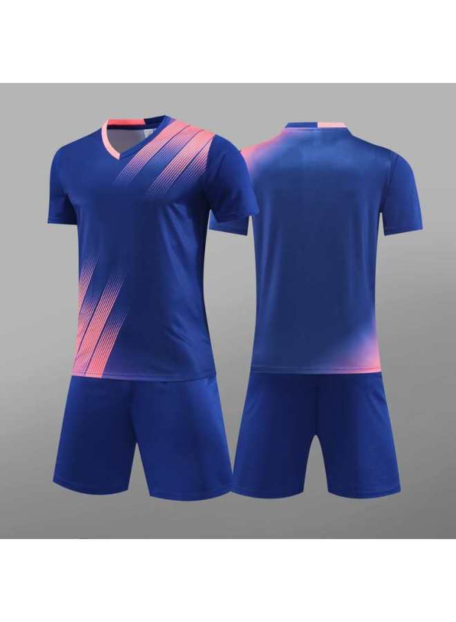 Children's Football Clothes Set Boys And Girls Jersey Customized Training Clothes Primary And Middle School Students' Campus Football Team