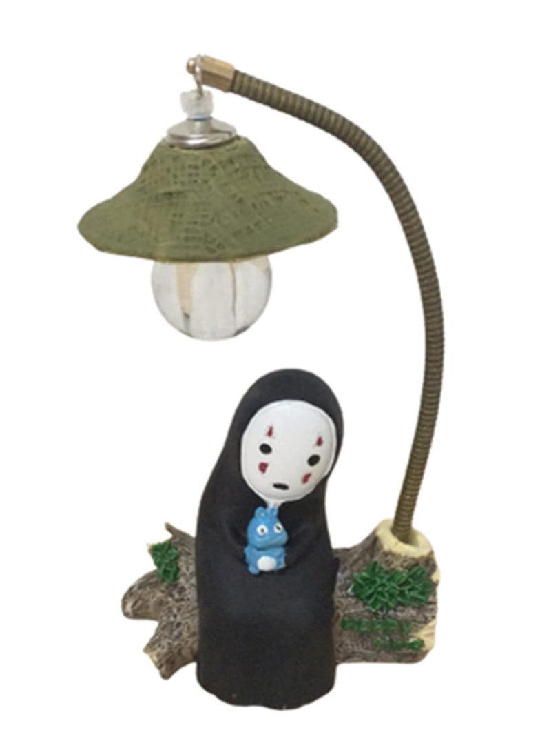 1Pcs Spirited Away No Face LED Night Light Miyazaki Anime Table Desk Lamp 3D Resin Craft Decor for Kids Room Birthday Gift Home Decor and Decorative Ornament - Image 1