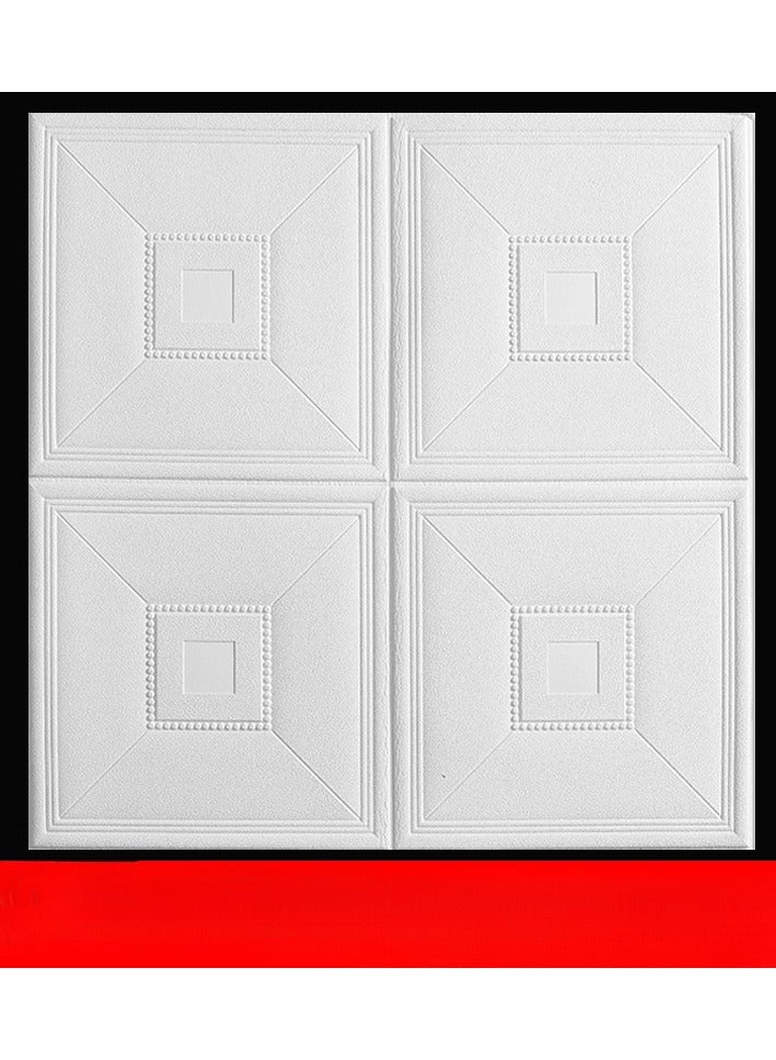 KUYING 1-Piece Solid Color Home Wall Sticker 