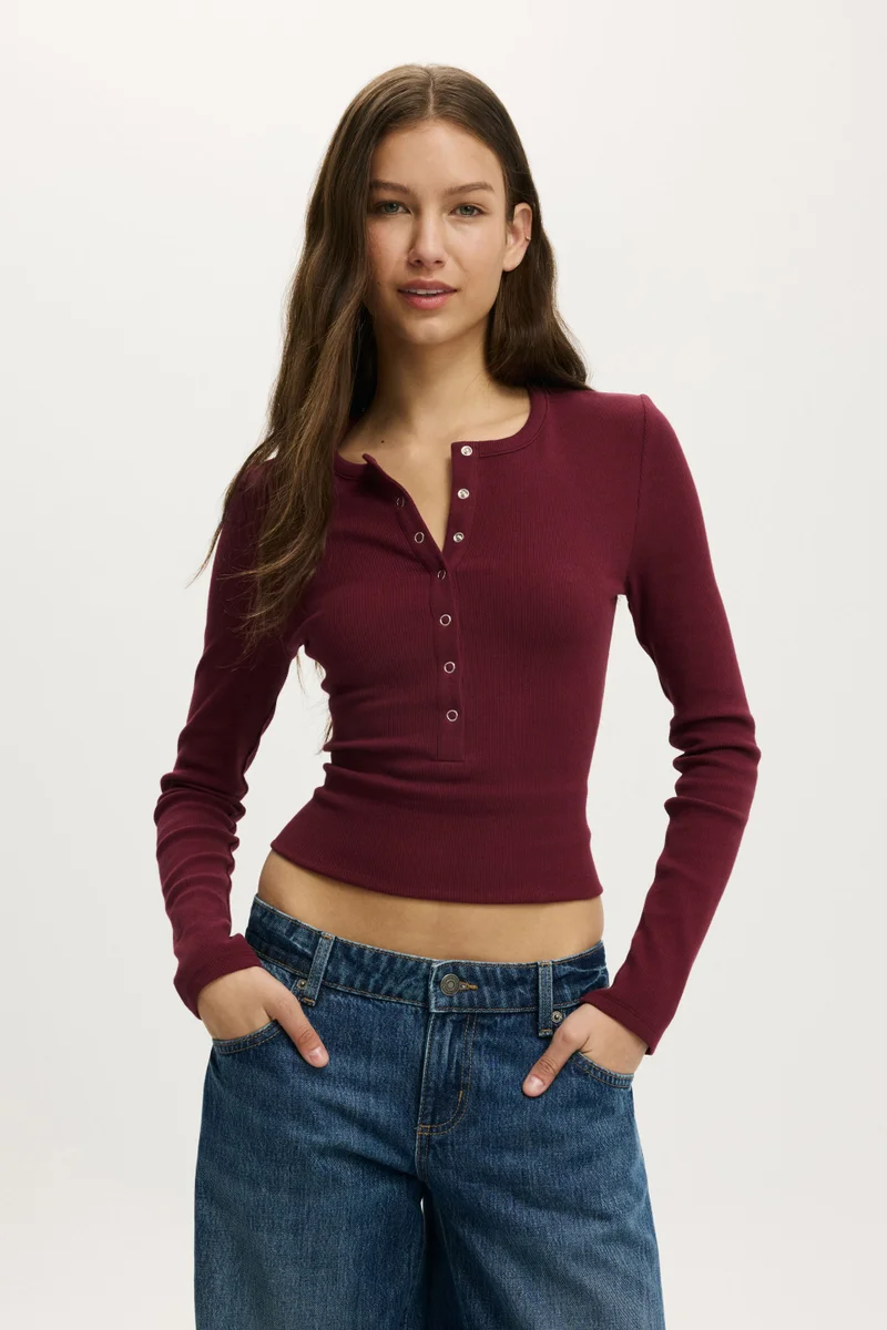 Cotton On Blake Henley Long Sleeve