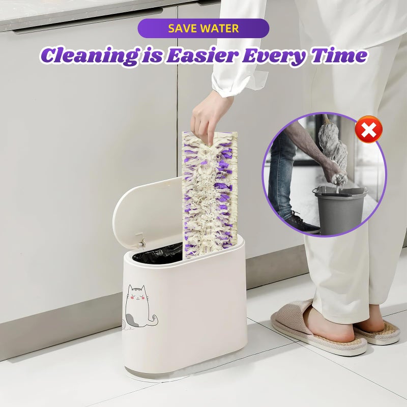 BTRSOLUS 24 Pack Disposable Mop Pads for Power Mop Multi-Surface Mop, Floor Cleaning Replacement Mopping Pads Refills - Image 4