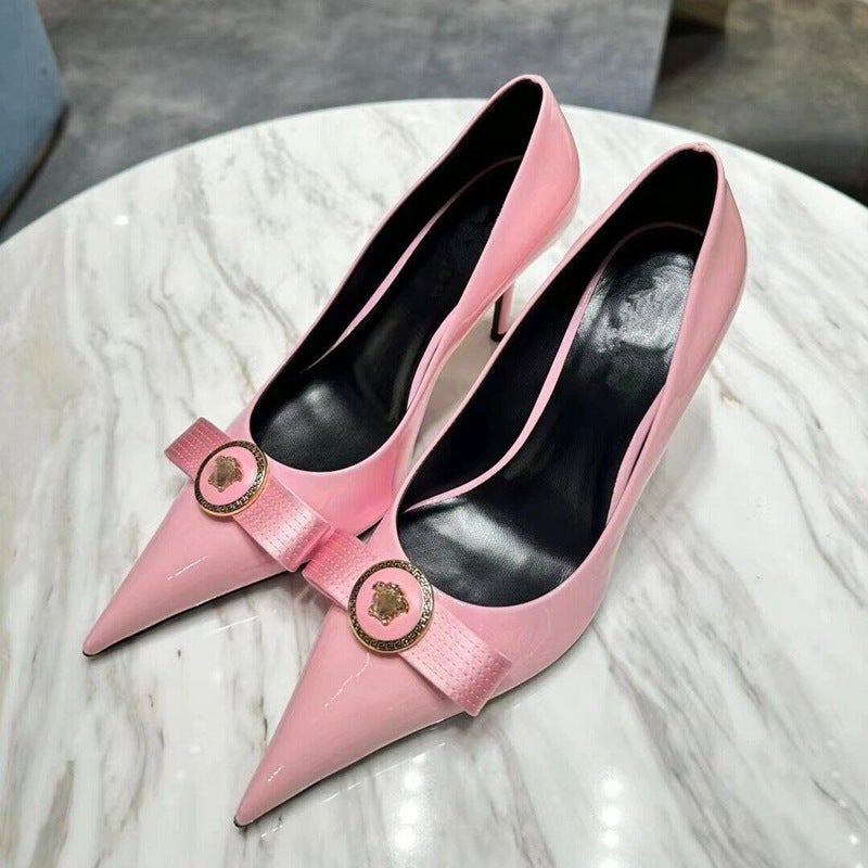 Size 32-45 French Girl'S Small Shoes Niche Design Pointed Toe Stiletto All-Match High-Heeled Shoes For Women - Image 1