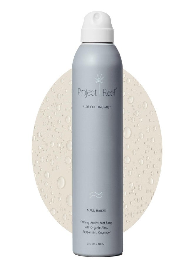 Project Reef Non-Aerosol Aloe Cooling Mist – Vegan, Ocean Friendly & Hydrating After-Sun Spray with Organic Aloe Vera, Peppermint & Cucumber – Natural Sunburn Relief & Daily Skin Refreshment, 5 fl oz - Image 1