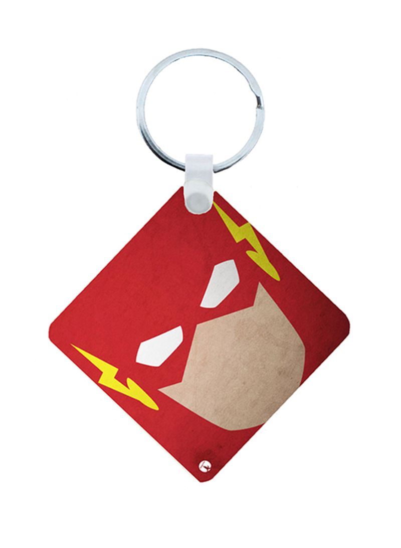 Flash Wooden Keychain