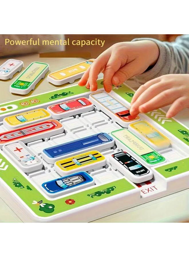 22Pcs Kids Traffic Puzzle Game With Interlocking Car Models And Road System Educational Building Blocks Toy For Brain Development - Image 3