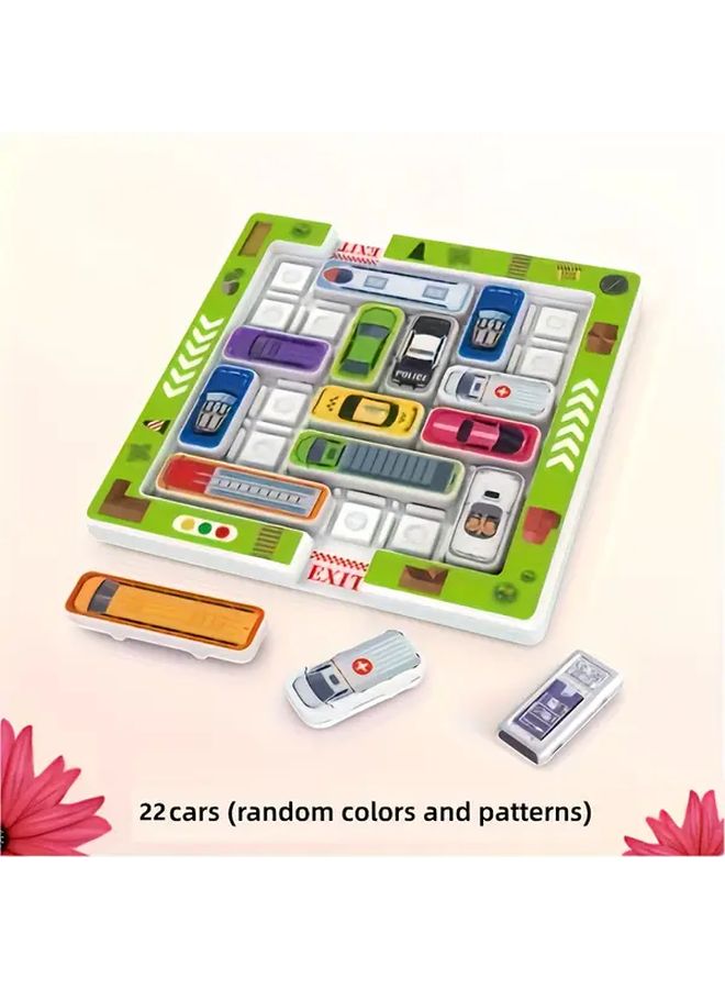 22Pcs Kids Traffic Puzzle Game With Interlocking Car Models And Road System Educational Building Blocks Toy For Brain Development - Image 5