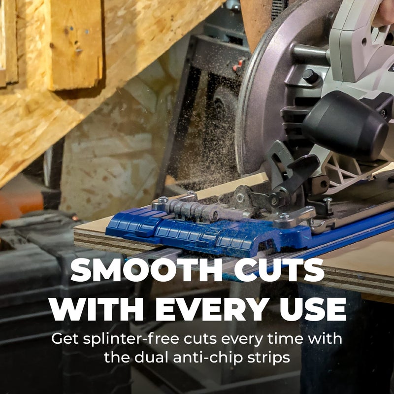 Kreg KMA2700 Accu-Cut - Circular Saw Track - Woodworking Tool - Make Straight, Cross, Rip & Angled Cuts Easily - Image 5