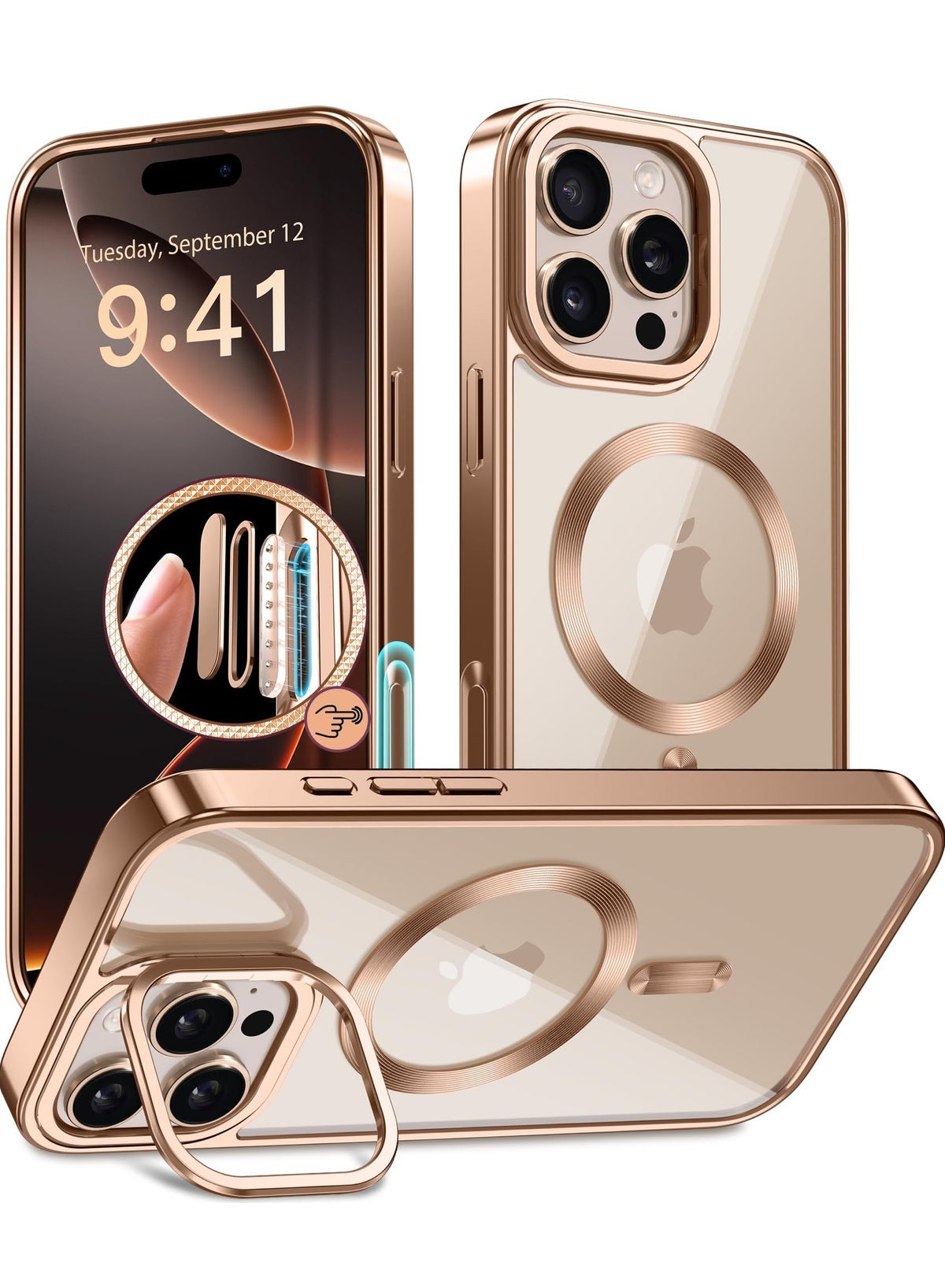 mobosi Mobosi iPhone 16 Pro Magnetic Phone Case polycarbonate 6.3 inch ZDA4ACC61CAED5DD2D170Z