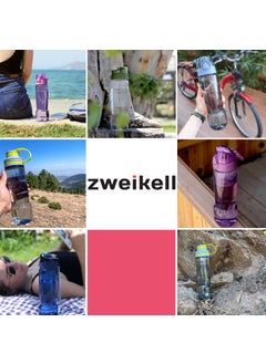 Zweikell Camry Lavander 650 ml Bpa Free Tritan Water Bottle  - Image 2