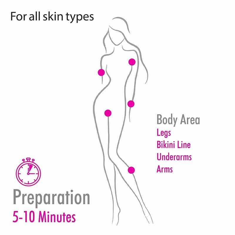 Diamond Glam Hair Removal Cream for Women With No Ammonia Smell Normal SkinBikini line Rose Cream 60g Suitable for Legs Underarms Bikini Line ArmsPack of 4 - Image 3
