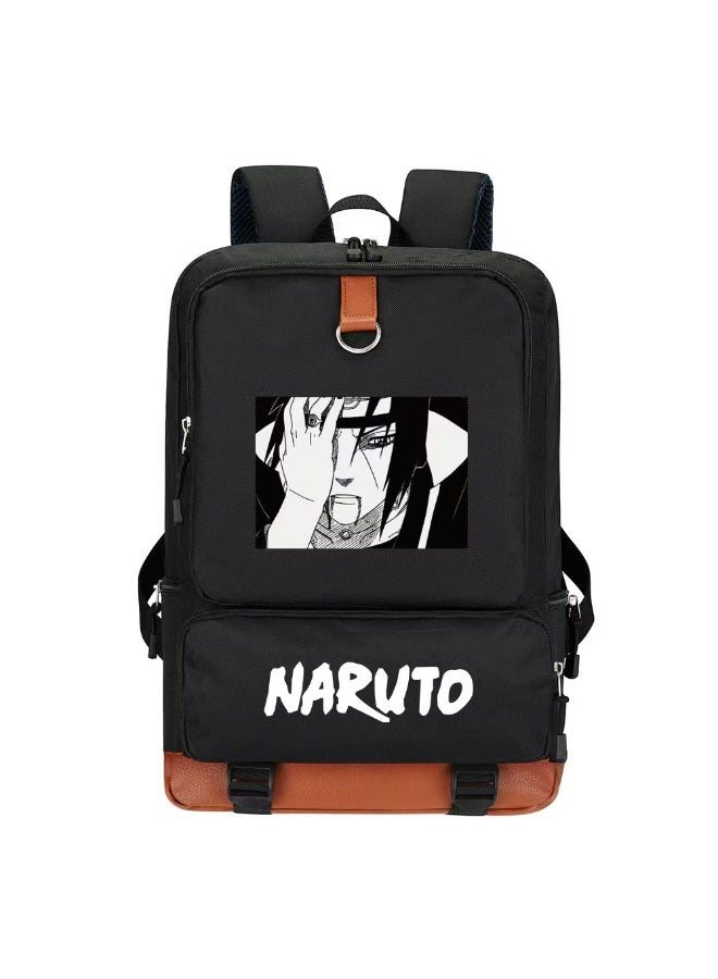 ناروتو على ظهره الحقائب المدرسية للمراهقين وطلاب المدارس الابتدائية الرجال والنساء الترفيه الرياضة الظهر - Image 1