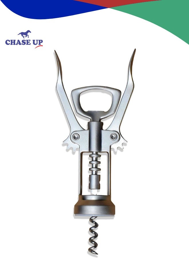Chase Up Idealisk silver corkscrew with bottle opener - Image 1