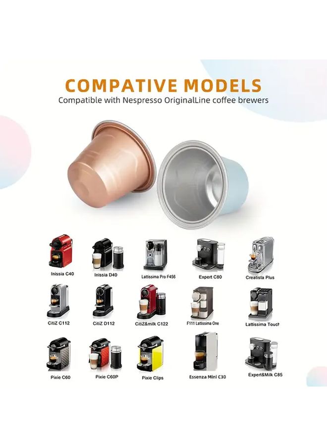 100 PCS Disposable Coffee Pods And 100 PCS Foil Seal Lids Capsule Shell Set Compatible With Originalline Coffee Makers Kitchen Supplies - Image 4