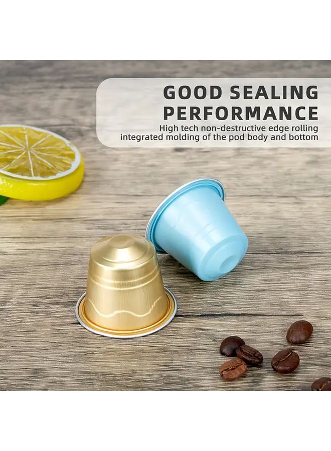100 PCS Disposable Coffee Pods And 100 PCS Foil Seal Lids Capsule Shell Set Compatible With Originalline Coffee Makers Kitchen Supplies - Image 5