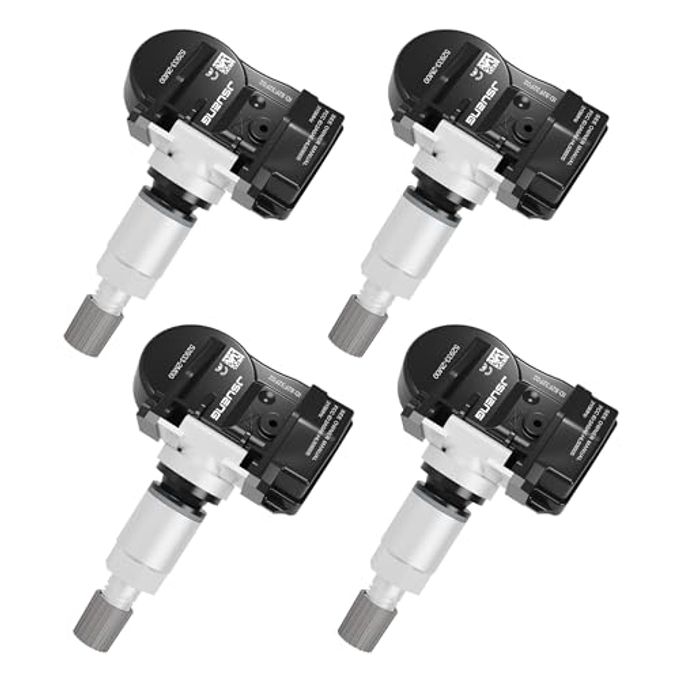 Jsueng Tpms Sensor, 4-Pack Tire Sensor Fit For Hyundai Sonata Santa Fe Accent,Kia Optima Soul Forte, 315Mhz Tire Pressure Monitoring System Sensors Replaces#52933-2L500 52933-2M000 52933-2M550 52933-3N000 - Image 1