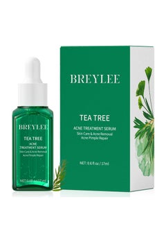 Breylee Tea Tree Oil Acne Serum, BREYLEE 2.0 Treatment Acne Prone Sensitive Skin Care Face Serum to Cystic Acne Scars, Redness Relief, Pimples Dark Spots Remove, Niacinamide Facial Moisturizer,17ml/0.6fl oz  - Image 1