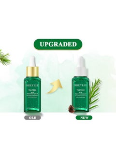 Breylee Tea Tree Oil Acne Serum, BREYLEE 2.0 Treatment Acne Prone Sensitive Skin Care Face Serum to Cystic Acne Scars, Redness Relief, Pimples Dark Spots Remove, Niacinamide Facial Moisturizer,17ml/0.6fl oz  - Image 2
