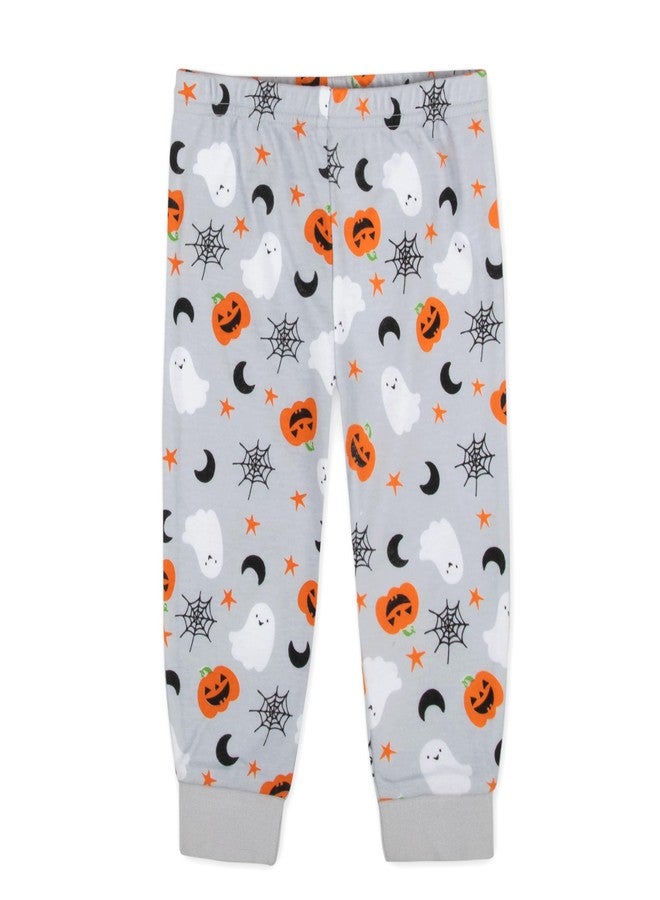 Baby Essentials Baby Halloween Outfit 4-Piece Set – Pumpkin & Ghost Bodysuit, Pants, Hat & Socks My First Halloween Clothes (9 months) - Image 4