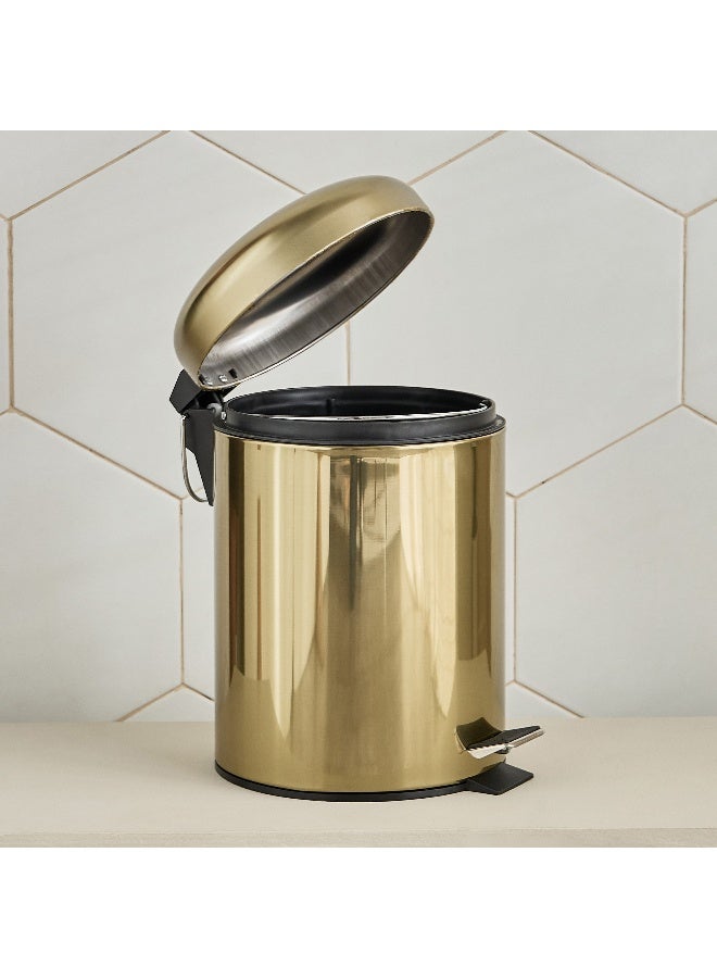 Home Box Gold Pedal Bin - 5 L - Image 2